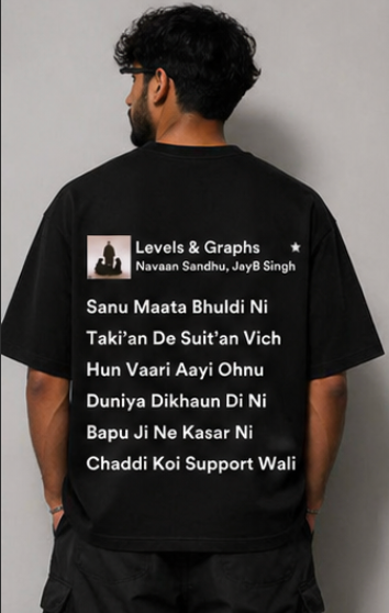 Levels & Graphs Lyric Shirt — Levels & Graphs