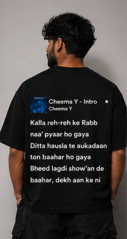 Cheema Y – Intro Lyric Shirt — Cheema Y